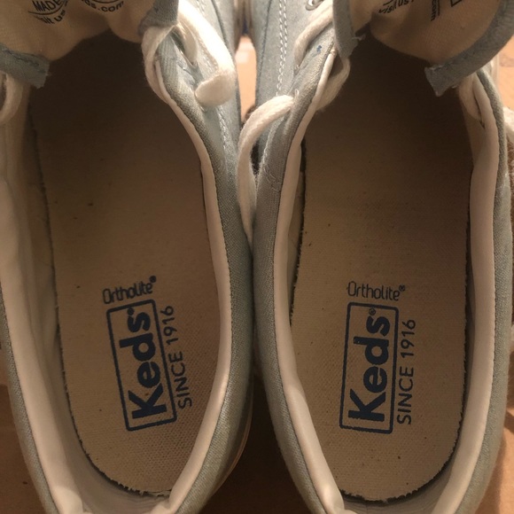 Keds Anchor Chambray Light Blue Sneakers - Picture 6 of 6